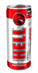 HELL 250ml STRONG RED GRAPE  - HELL ENERGY Store.sk