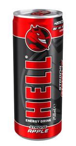 HELL 250ml STRONG APPLE - HELL ENERGY Store.sk